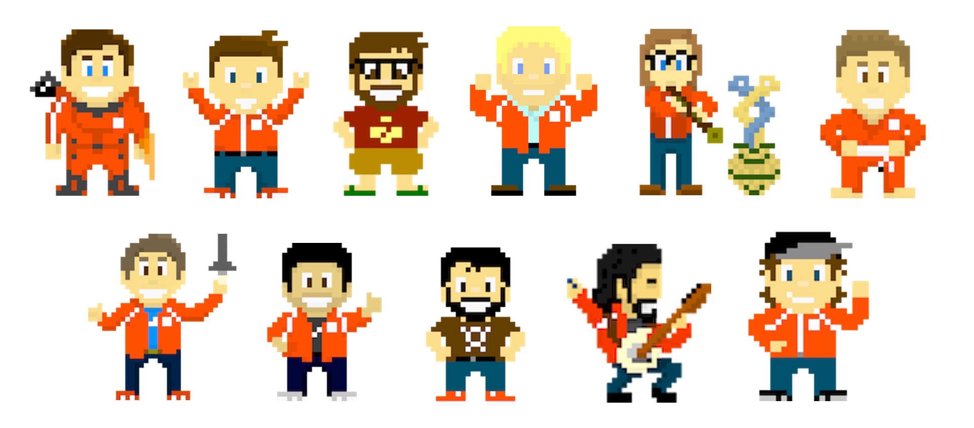 The DevNetwork as 8-bit characters
